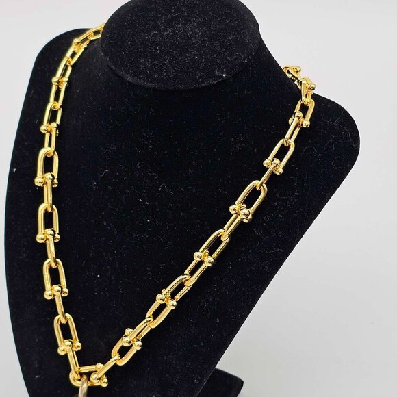 Auth Louis Vuitton Lock & Key w/Unbranded 925 Pure Silver Gold Plated Necklace - Picture 14 of 16